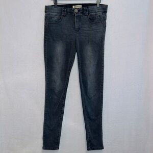 Democracy Gray Wash Denim "Ab" Technology Elastic Waistband Skinny Jeans size 10